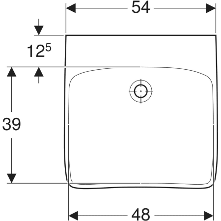 Lavabo Geberit Renova Comfort adapté PMR - Lavabos adaptés PMR,Lavabos adaptés PMR