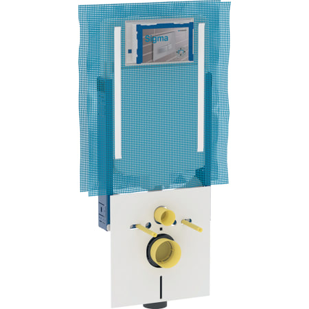 Geberit Kombifix montážní prvek pro závěsné WC, 109 cm, se splachovací nádržkou pod omítku Sigma 8 cm, pro odsávání zápachu s odvodem vzduchu