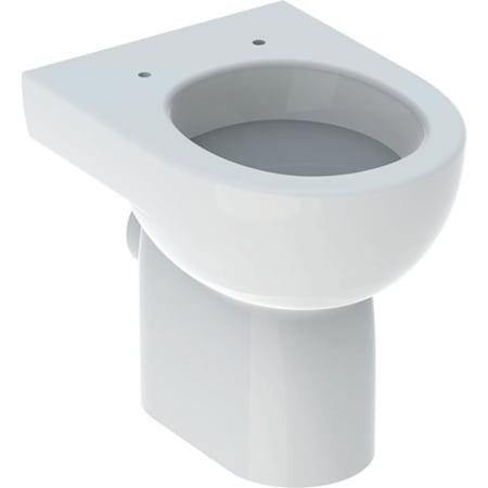 Geberit 300 Basic 98 staande wc vlakspoel, afvoer horizontaal, gedeeltelijk gesloten vorm