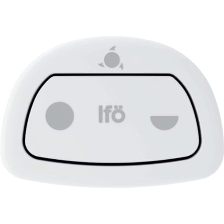 Ifö Sign divu režīmu skalošanas aktivizācijas taustiņš un Fresh skalojamās kastes tablete