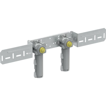 Geberit FlowFit tap connector box 90° with MasterFix, premounted