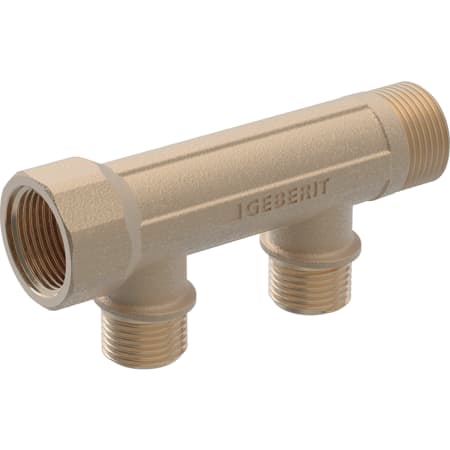 Geberit manifold with threaded connection and connection nipple for manifold, for MasterFix