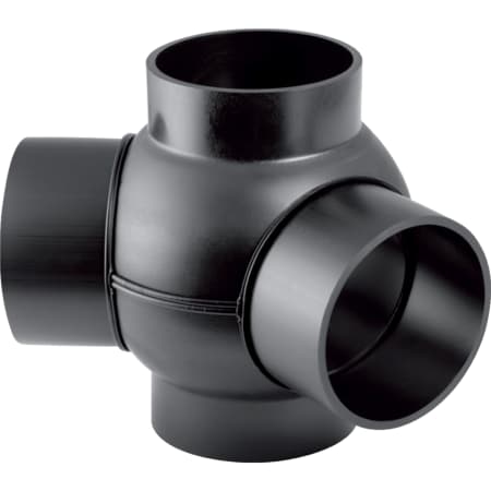 Geberit HDPE double branchball 88.5°, connections 135° offset
