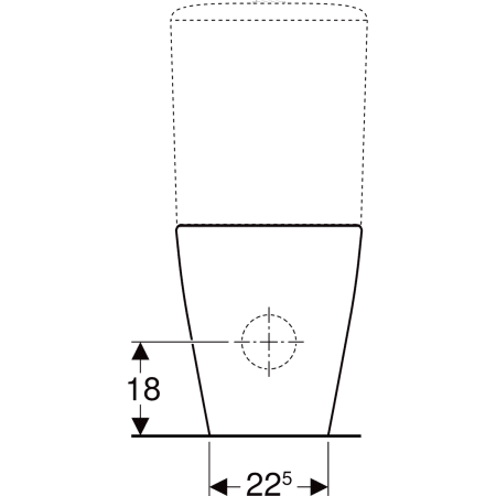 Geberit iCon staande wc voor opzet spoelreservoir, diepspoel, gesloten vorm, Rimfree - Staande wc's,Diepspoel-wc's voor opzet spoelreservoir