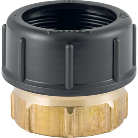 Geberit HDPE straight adapter with female thread and compression joint