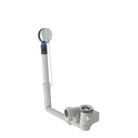 Geberit bathtub drain with waste plug, d52, length 32 cm, with ready-to-fit-set, counterflow principle