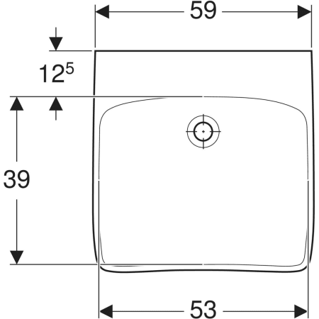 Lavabo Geberit Renova Comfort adapté PMR - Lavabos adaptés PMR,Lavabos adaptés PMR