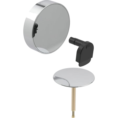 Geberit Split ready-to-fit set, d52, for bathtub drain with turn handle and inlet