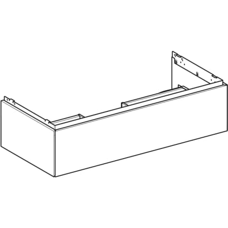 Geberit ONE Unterschrank für Waschtisch, mit einer Schublade - Waschtischunterschränke,Für Waschtische
