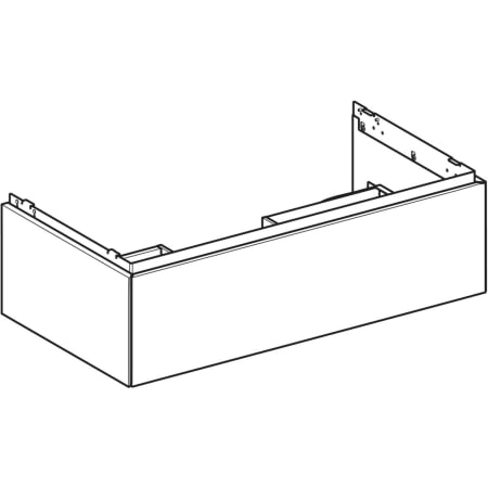 Geberit ONE Unterschrank für Waschtisch, mit einer Schublade - Waschtischunterschränke,Für Waschtische
