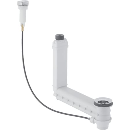 Geberit Clou washbasin connector with cable actuator and turn handle