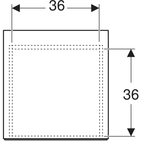 Armoire latérale Geberit ONE avec deux tiroirs - Armoires latérales,Armoires latérales basses