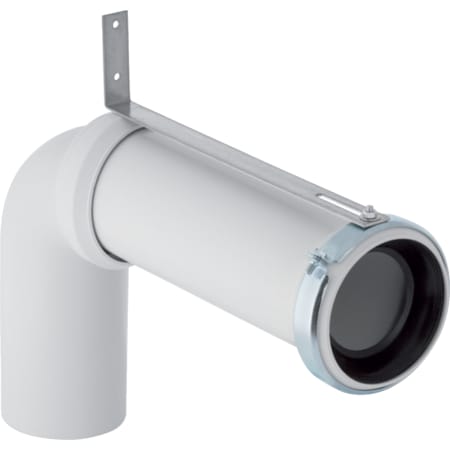 Geberit connection bend 90° set with extension