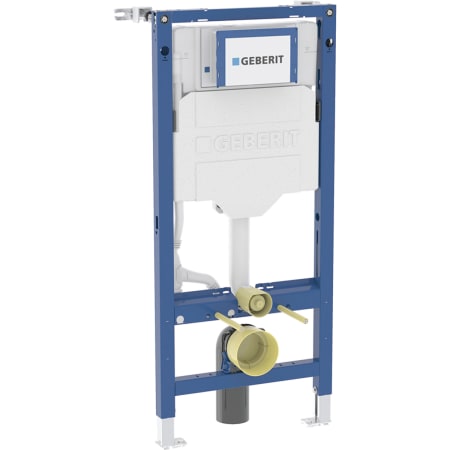Elément Geberit Systemfix pour WC suspendu, 112 cm, avec réservoir de chasse à encastrer Sigma 12 cm