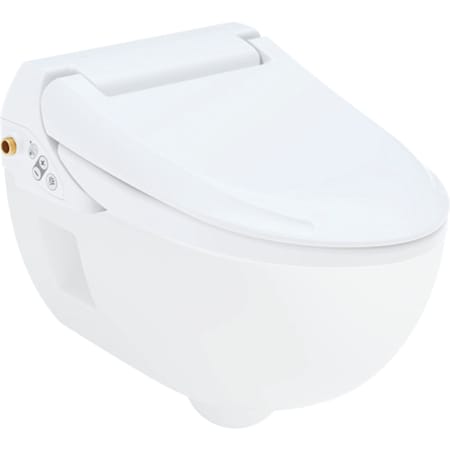 Geberit AquaClean 4000 sett toalettsete med vegghengt toalett