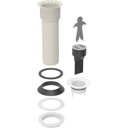 Set de vanne d'écoulement Geberit pour urinoirs sans eau