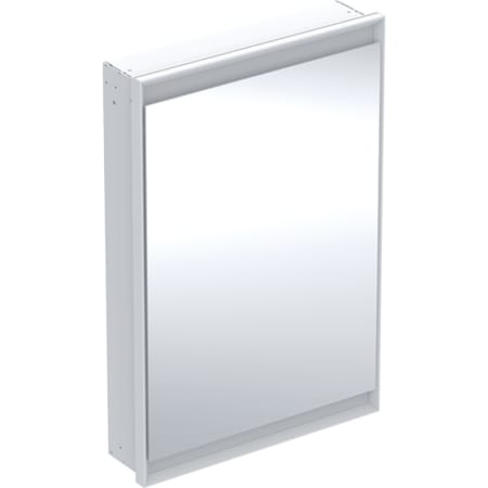 Mobile specchio Geberit ONE con ComfortLight e un’anta, installazione da incasso, altezza 90 cm