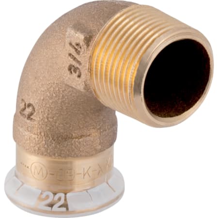 Geberit Mapress Copper elbow adapter 90° with male thread