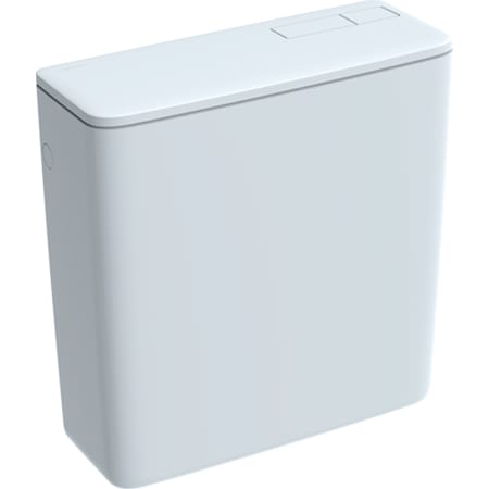 Geberit AP128 exposed cistern, dual flush, bottom left or right water supply connection