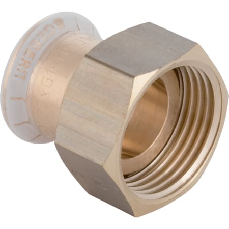 Geberit Mapress Copper adapter with union nut