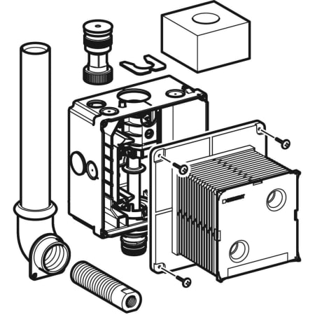 Geberit Rohbauset für Urinalsteuerungen mit Anschluss 1/2" - Rohbau- und Austauschsets
