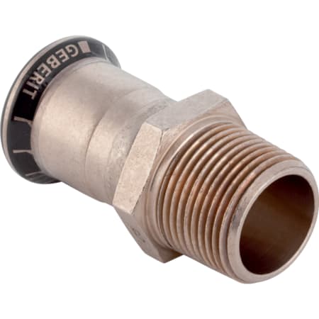 Geberit Mapress CuNiFe adapter with male thread NPT