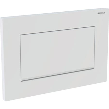 Geberit Sigma30 flush plate for stop-and-go flush, screwable
