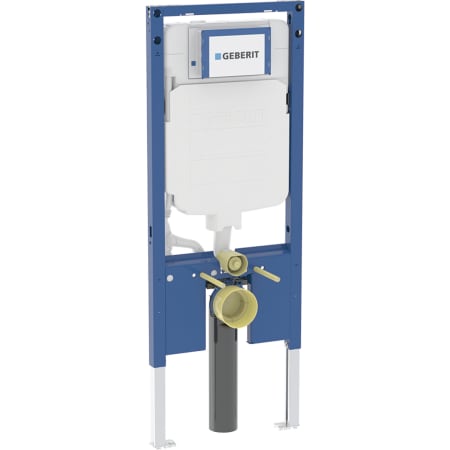 Geberit Duofix element for wall-hung WC, 114 cm, with Sigma concealed cistern 8 cm