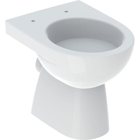 Geberit Renova Stand-WC Tiefspüler, Abgang horizontal, teilgeschlossene Form