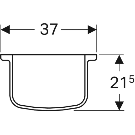 Geberit Bambini half pedestal - Half pedestals