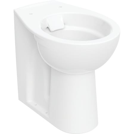 Twyford Alcona floor-standing WC, washdown, back-to-wall, raised, horizontal outlet, Rimfree