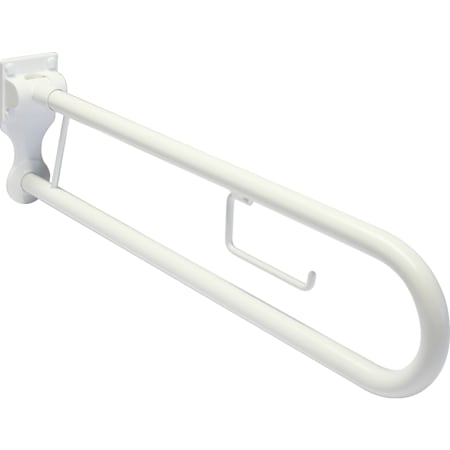 Twyford Avalon pull-down rail, hidden fastening, with toilet paper holder