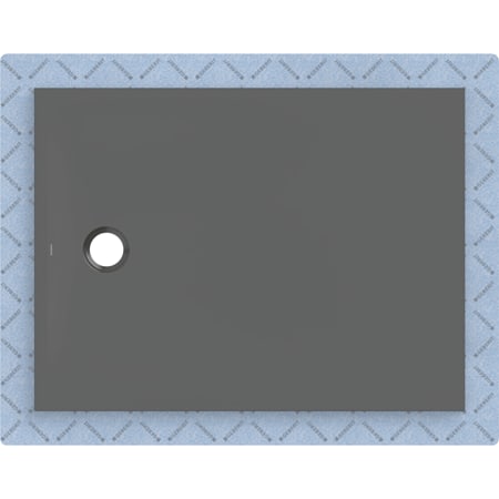 Sprchová vanička Geberit CleanFloor30 s těsnicím rounem, grafitová