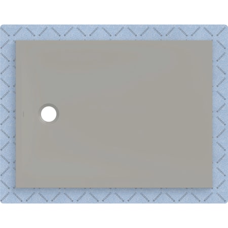 Sprchová vanička Geberit CleanFloor30 s těsnicím rounem, šedá