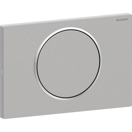 Geberit Sigma10 bedieningsplaat, rond, spoel-stop spoeling, schroefbaar