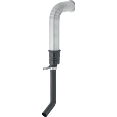 Geberit odour extraction set for Sigma concealed cistern, with connection pipe for odour extraction with exhaust air