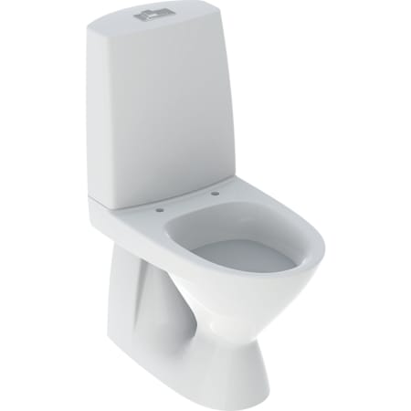 IDO Seven D 10 -lattia-WC, piiloviemäri-S-lukko, kiinnitys silikonilla, yksihuuhtelu