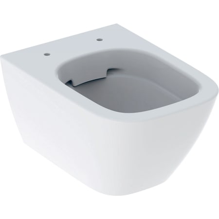 Geberit Smyle Square wall-hung WC, washdown, small projection, shrouded, Rimfree