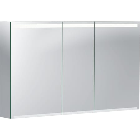 Geberit Option mirror cabinet with lighting and three doors