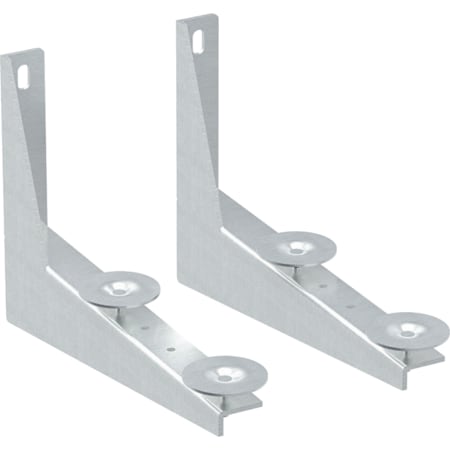 Geberit set of mounting brackets for play and washspace, for two washbasin taps
