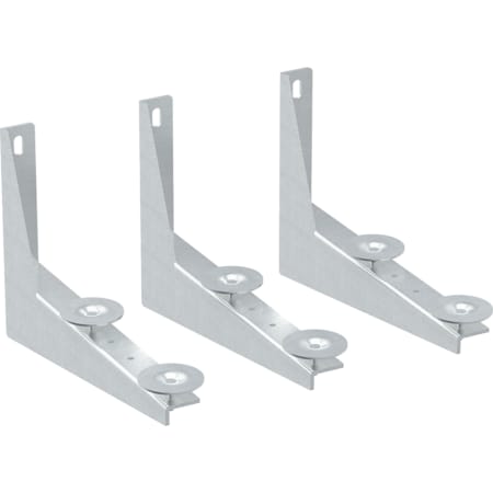 Geberit set of mounting brackets for play and washspace, for three washbasin taps