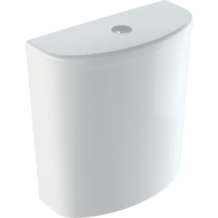 Geberit Selnova exposed cistern, close-coupled, dual flush, lateral water supply connection