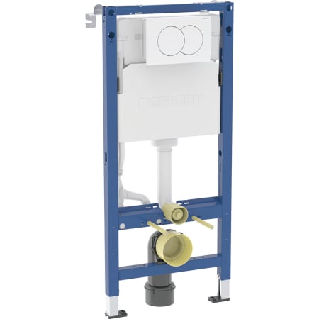 Geberit Duofix element za konzolnu WC šolju, 112 cm, sa Delta ugradnim vodokotlićem 12 cm, tipka za aktiviranje Delta01, okrugla