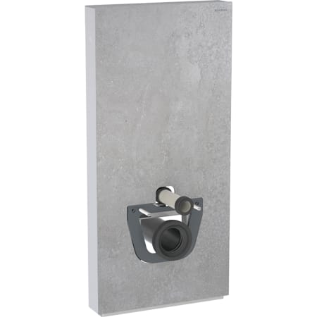 Module sanitaire Geberit Monolith Plus pour WC suspendu, 101 cm, habillage frontal en grès-céramique