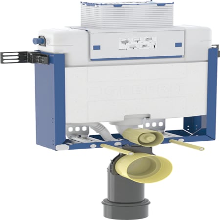 Geberit Kombifix element for wall-hung WC, 82 cm, with Omega concealed cistern 12 cm