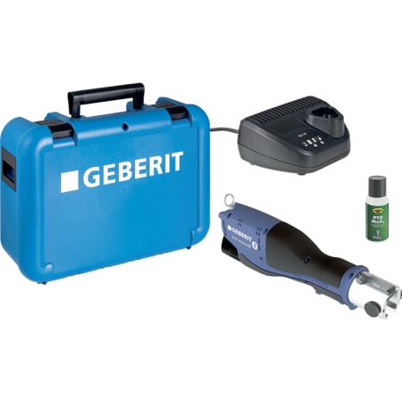 Geberit ACO 103plus pressing tool [1], without rechargeable battery, in case