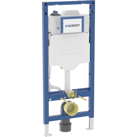Geberit Duofix element voor wand-wc, 120 cm, met Sigma inbouwreservoir 12 cm, met HS30 hygiënespoeling