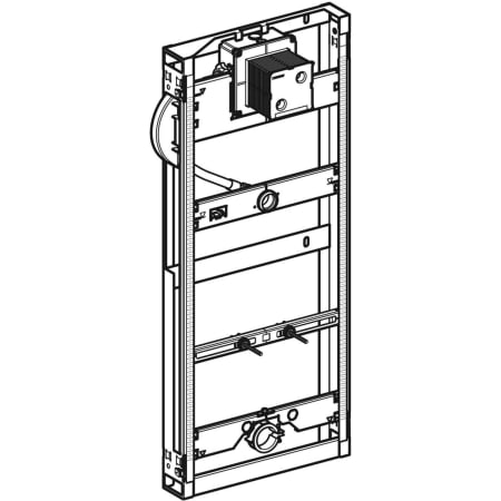 Geberit GIS Element für Urinal, 114 cm, universell - Elemente für Urinale