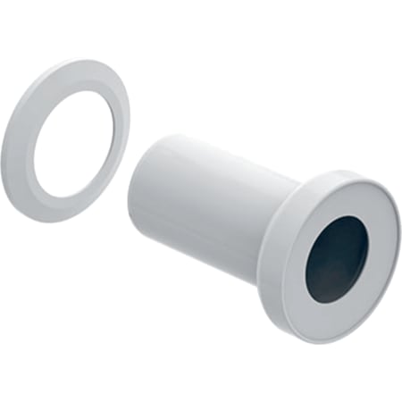 Geberit Bambini straight connector for WC for children, back-to-wall installation