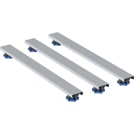 Geberit set of feet and crossbars, for shower trays made of resin stone, up to 140 cm